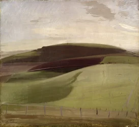 Auf den Downs (Wiltshire Landschaft) 1924