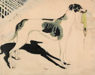 Der Windhund mit dem Handschuh