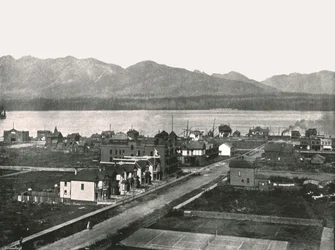 Der Hafen, Vancouver, Kanada, 1895