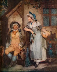 Auf dem Weg zum Markt, 18. Jahrhundert, 1924