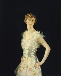 Porträt von Gardenia, dreiviertel Länge, 1915