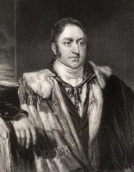 James Walter Grimston, 1. Earl of Verulam, graviert von H. Robinson, aus 