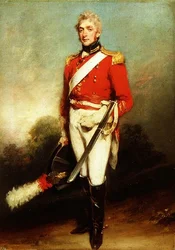 Porträt von James Townley von den 1. Life Guards in Uniform