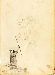 Moses befiehlt den Wassern des Roten Meeres, sich zu trennen