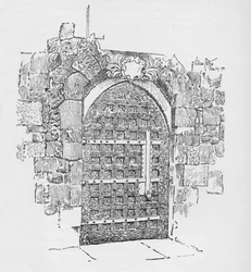 Tür zur Kapelle von Edward The Confessor, jetzt Pyx Office, ca. 1897