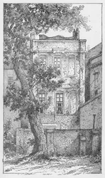 Miltons Haus in Petty France, ca. 1897