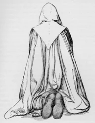 Mönch des Benediktinerordens, ca. 1897