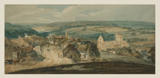 Jedburgh von einer Höhe