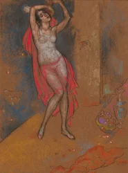 Anna Pavlova in Orientalischer Fantasie, Chicago, 1915-16