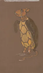 Schein-Schildkröte (Kostümentwurf für Alice im Wunderland, 1915)