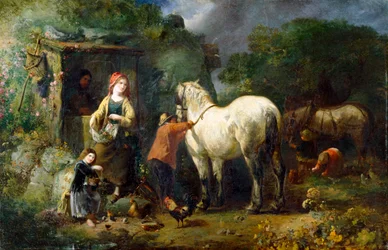 Das alte Kaltblutpferd, 1861