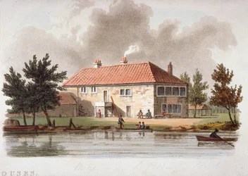 Die Mitre Tavern am Paddington-Kanal, London