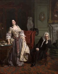 Alexander Pope erklärte Lady Mary Wortley Montagu seine Liebe, 1852