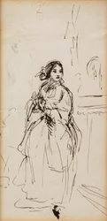 Eilendes Mädchen