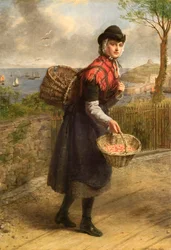 Tenby Garnelenverkäufer