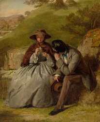 Die Liebenden, 1855
