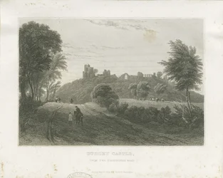 Dudley Castle: Stahlstich, undatiert [ca. 1831]