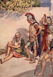 Alexander und Diogenes, Illustration aus 
