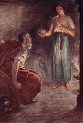Philopoemen im Gefängnis, Illustration aus 
