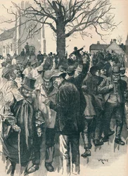 Streik der Landarbeiter in Warwickshire: Treffen in Whitnash