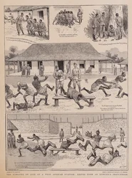 Die Launen des Lebens an einer westafrikanischen Station, Blätter aus dem Skizzenbuch eines Offiziers