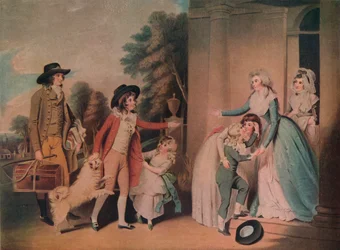 Dulce Domum oder die Rückkehr aus der Schule, 1790, 1919