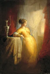 Am Fenster, ca. 1870