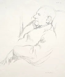 Sir Francis Seymour Haden schläft, 1897