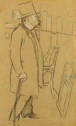 Der Kenner - Möglicherweise ein Porträt von Mons. Julien, ca. 1890