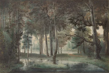 Ein Blick vom Anwesen des Künstlers, Springland, oder der Elysische Laube, ca. 1800