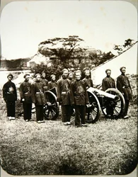 Chinesische Soldaten, ca.1875
