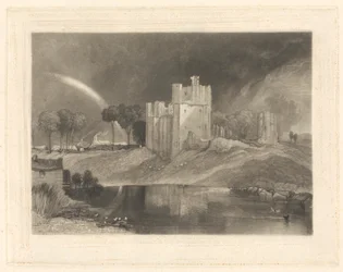 Brougham Castle, in der Nähe des Zusammenflusses der Flüsse Eamont und Lowther