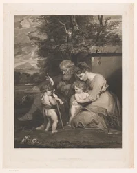 Heilige Familie mit Johannes dem Täufer als Kind
