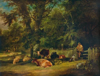 Eine schattige Ecke, 1840
