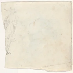 Skizze eines stehenden Mannes (verso)