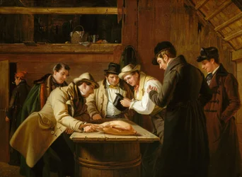 Die Verlosung der Gans, 1837