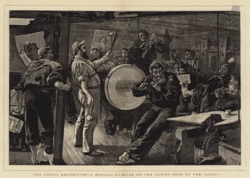 Die Arktische Expedition, ein musikalischer Abend auf dem Unterdeck der Alert