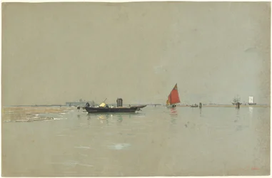 Eine venezianische Lagune
