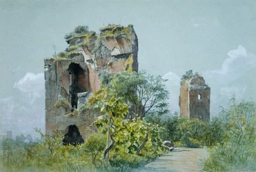 Bäder des Trajan Sette Sale, Villa Brancaccio, Rom, ca. 1882