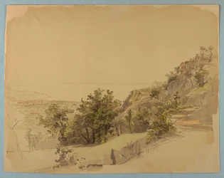 Studie einer Landschaft, Sorrent, Italien