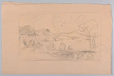 Studie einer Meereslandschaft