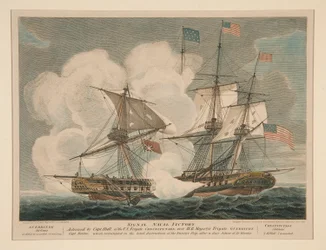 Signal-Sieg der Marine, Constitution und Guerrière