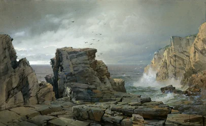 Eine felsige Küste, 1877