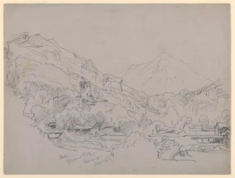 Landschaft, Meiringen, Schweiz