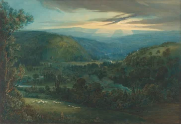 Morgendämmerung in den Tälern von Devon, 1832