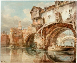 Die Old Welsh Bridge in Shrewsbury