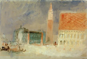 Die Piazzetta und der Dogenpalast vom Bacino