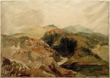 Yr Aran und Y Wyddfa von den Hängen des Moel Hebog