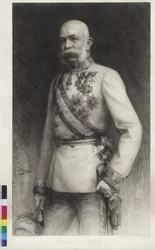 Franz Joseph I. in Galauniform eines Feldmarschalls