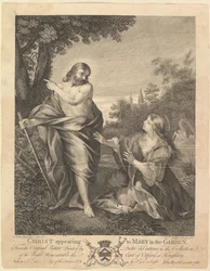 Christus erscheint Maria im Garten, vor 1766